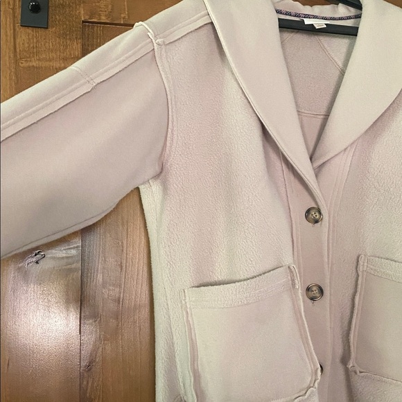 Knox Rose Cream Button Front Jacket size Large - Picture 4 of 7